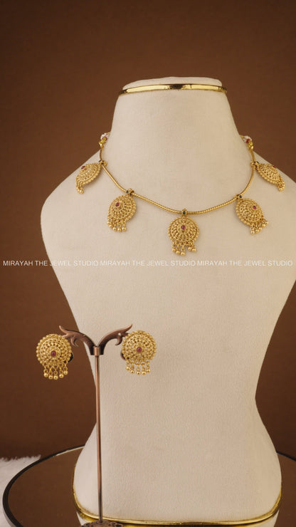 KAIRAVI MALA - RED AND GREEN