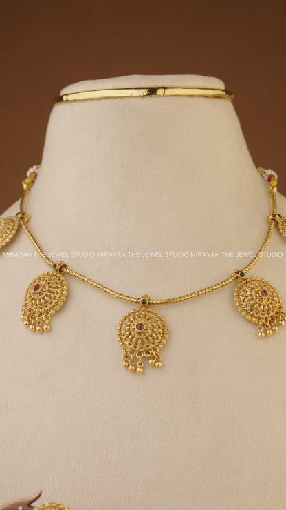 KAIRAVI MALA - RED AND GREEN