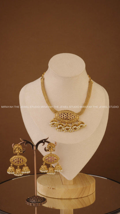 JHUMKA RAGA NECKLACE