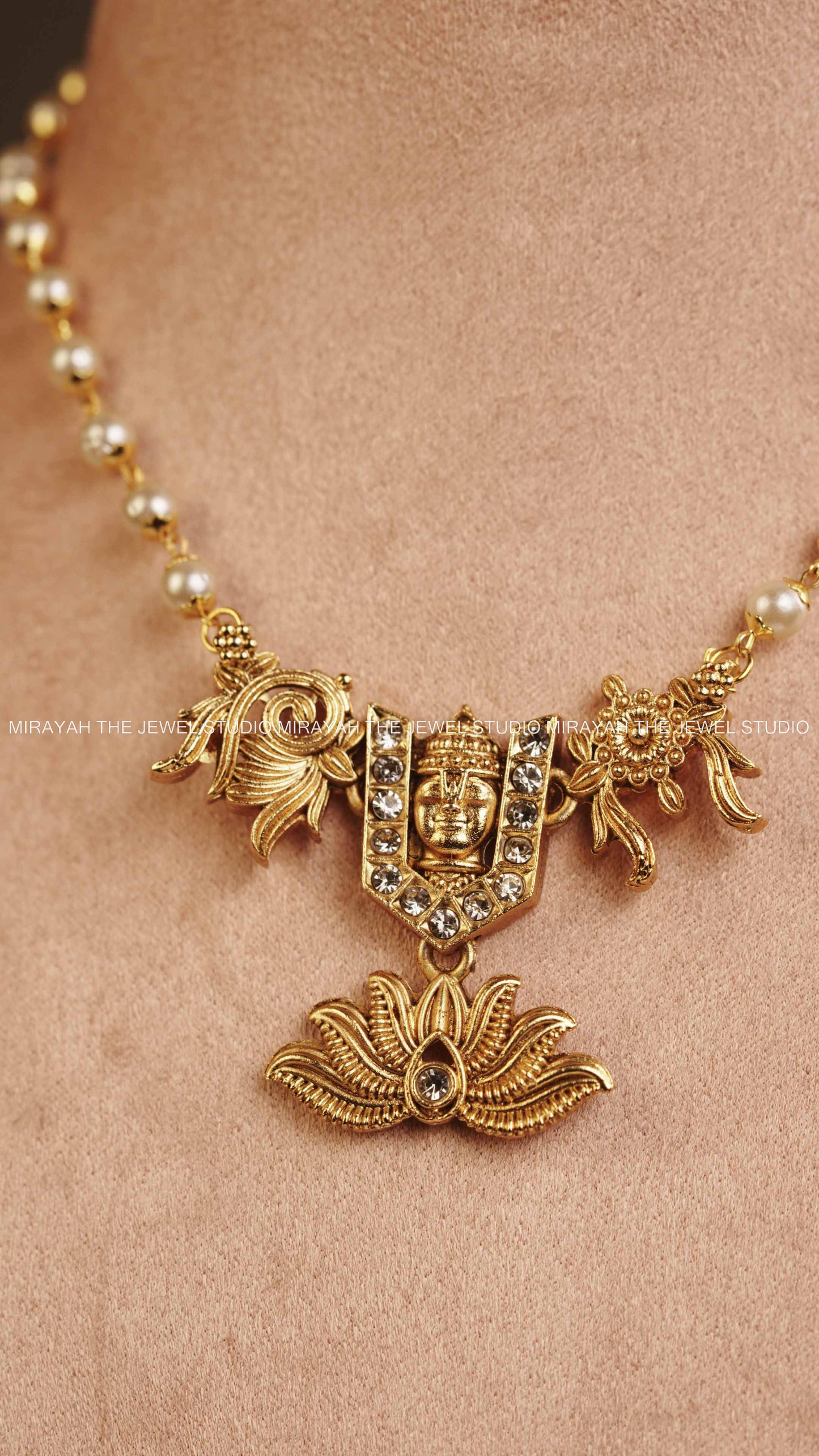 VENKATESHWARA PEARL NECKLACE