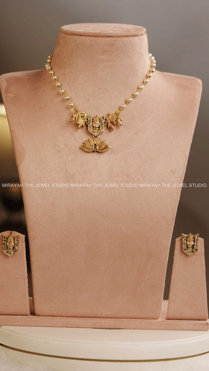 VENKATESHWARA PEARL NECKLACE