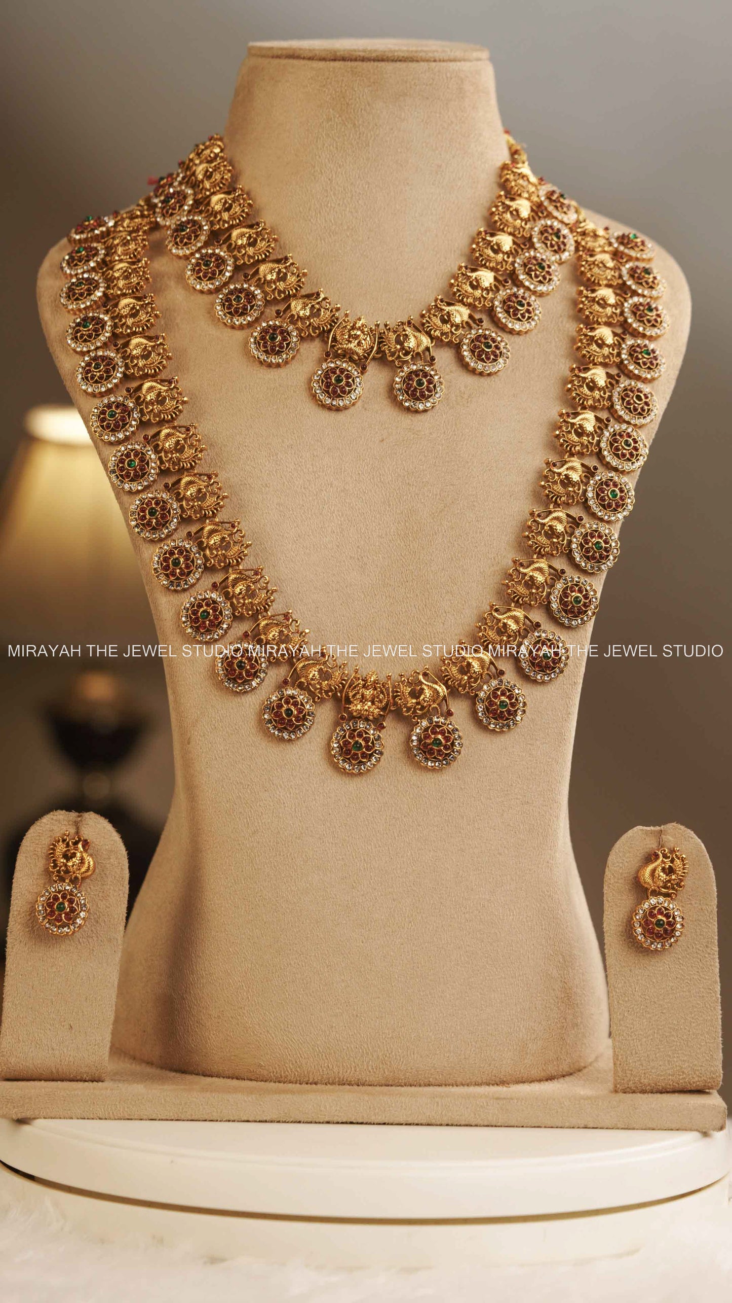 ROUND RUBY BRIDAL COMBO