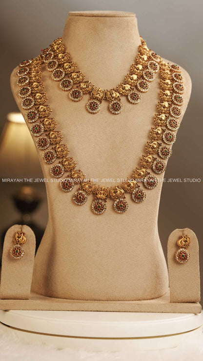 ROUND RUBY BRIDAL COMBO