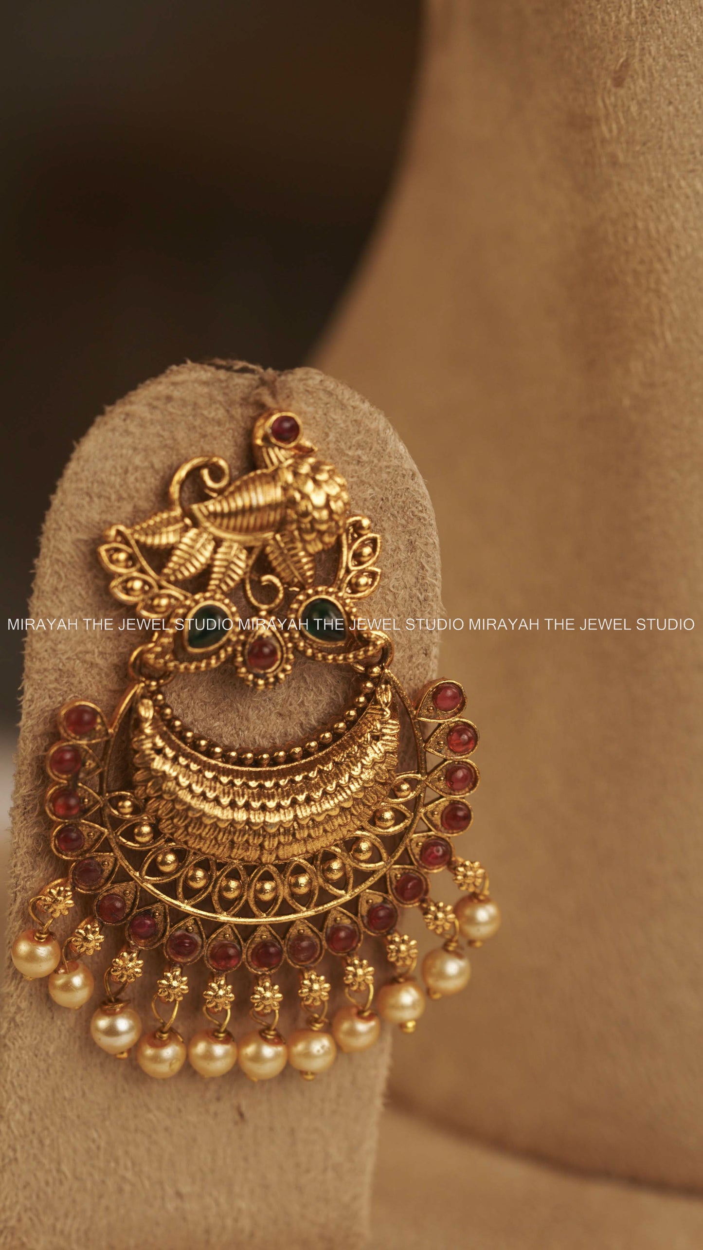 RUBY COIN PEACOCK HARAM