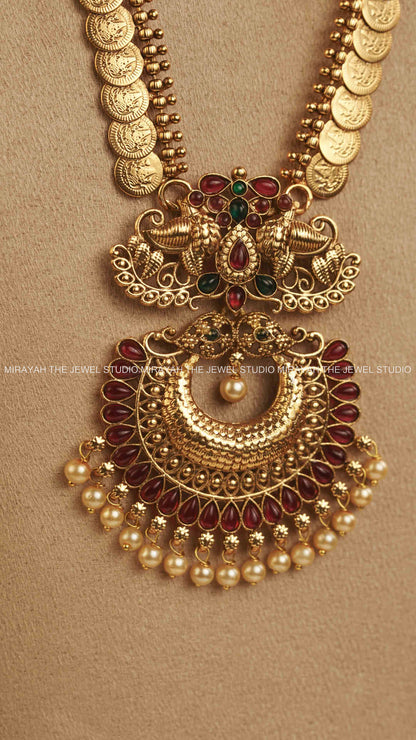 RUBY COIN PEACOCK HARAM