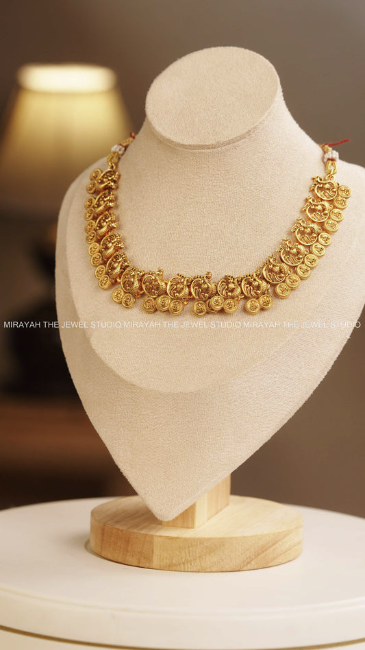 COIN PEACOCK NECKLACE