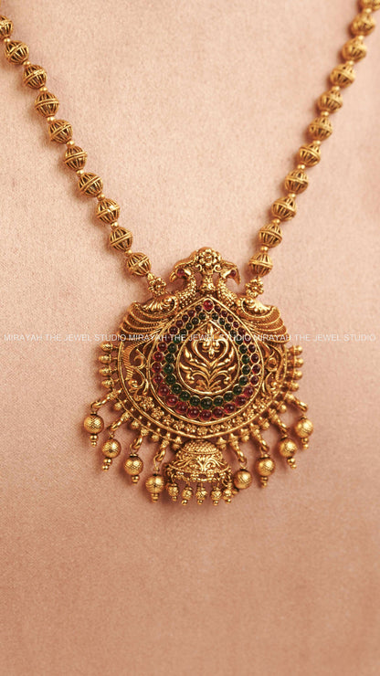 PEACOCK PENDANT MALA HARAM