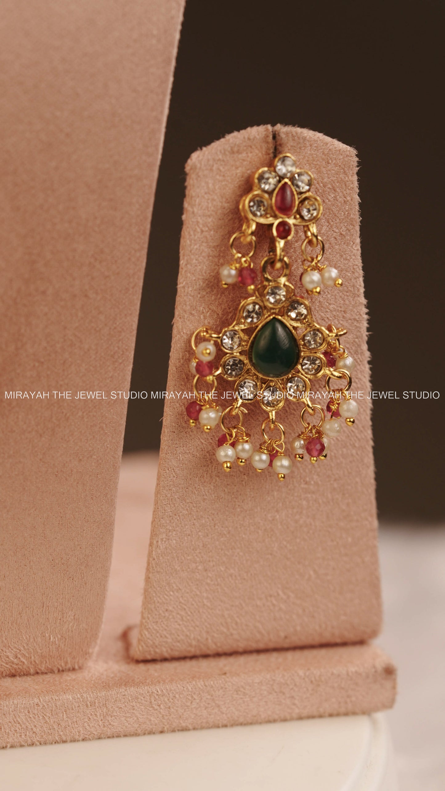 CHERRY RED PEARL NECKLACE