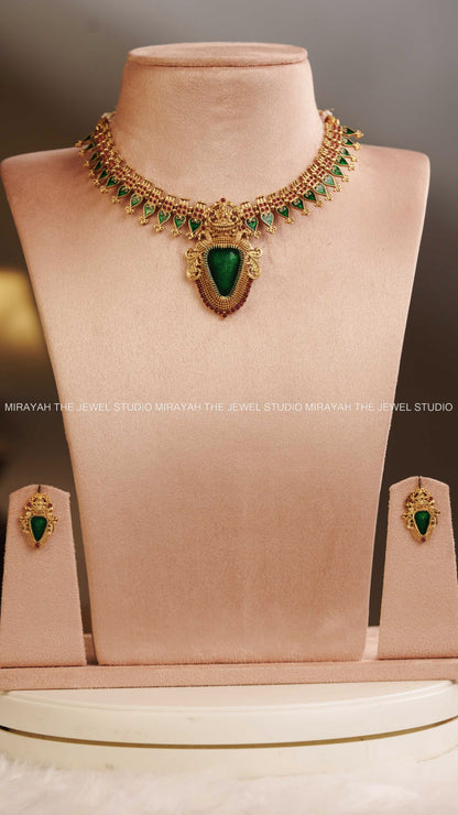 KERALA ENAMEL PALAKKA NECKLACE