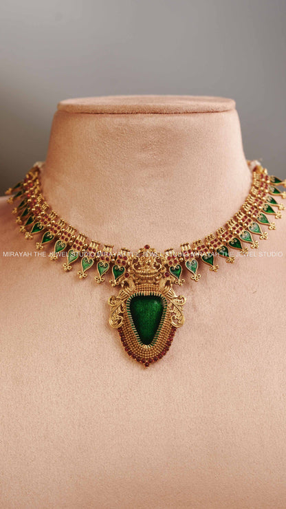 KERALA ENAMEL PALAKKA NECKLACE