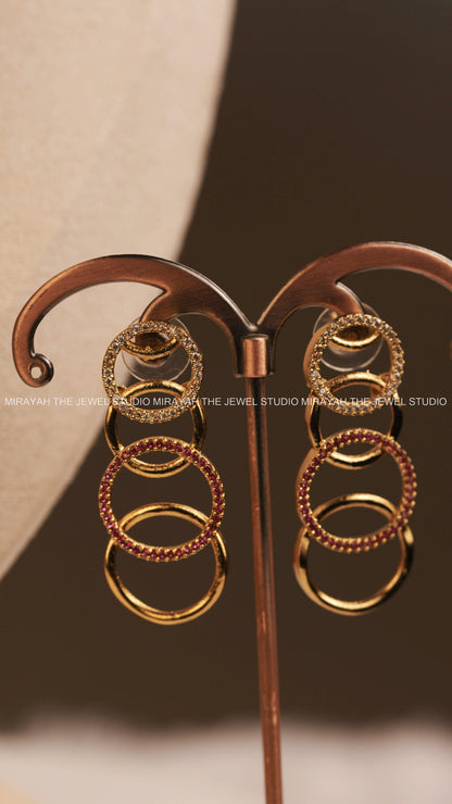 SLEEK CIRCULAR AD NECKLACE - MULTI