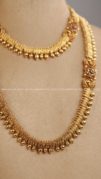 MAYURA SPIKED HARAM COMBO