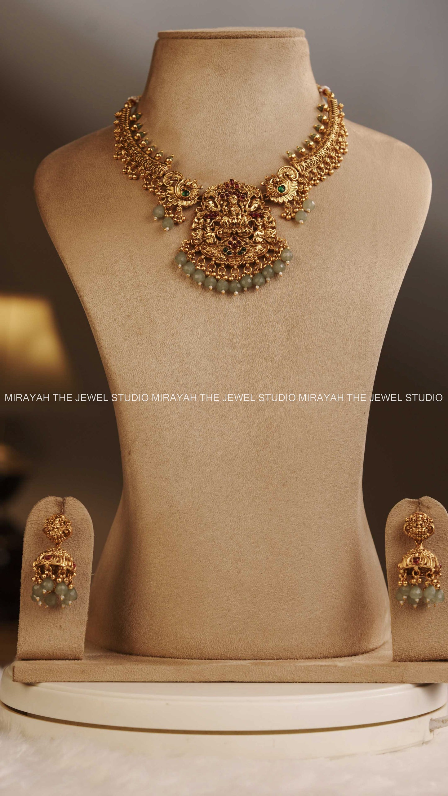 MINT GREEN KANTI NECKLACE