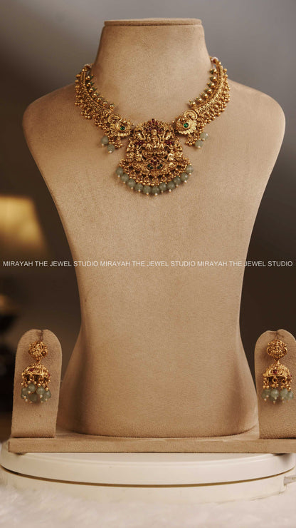 MINT GREEN KANTI NECKLACE