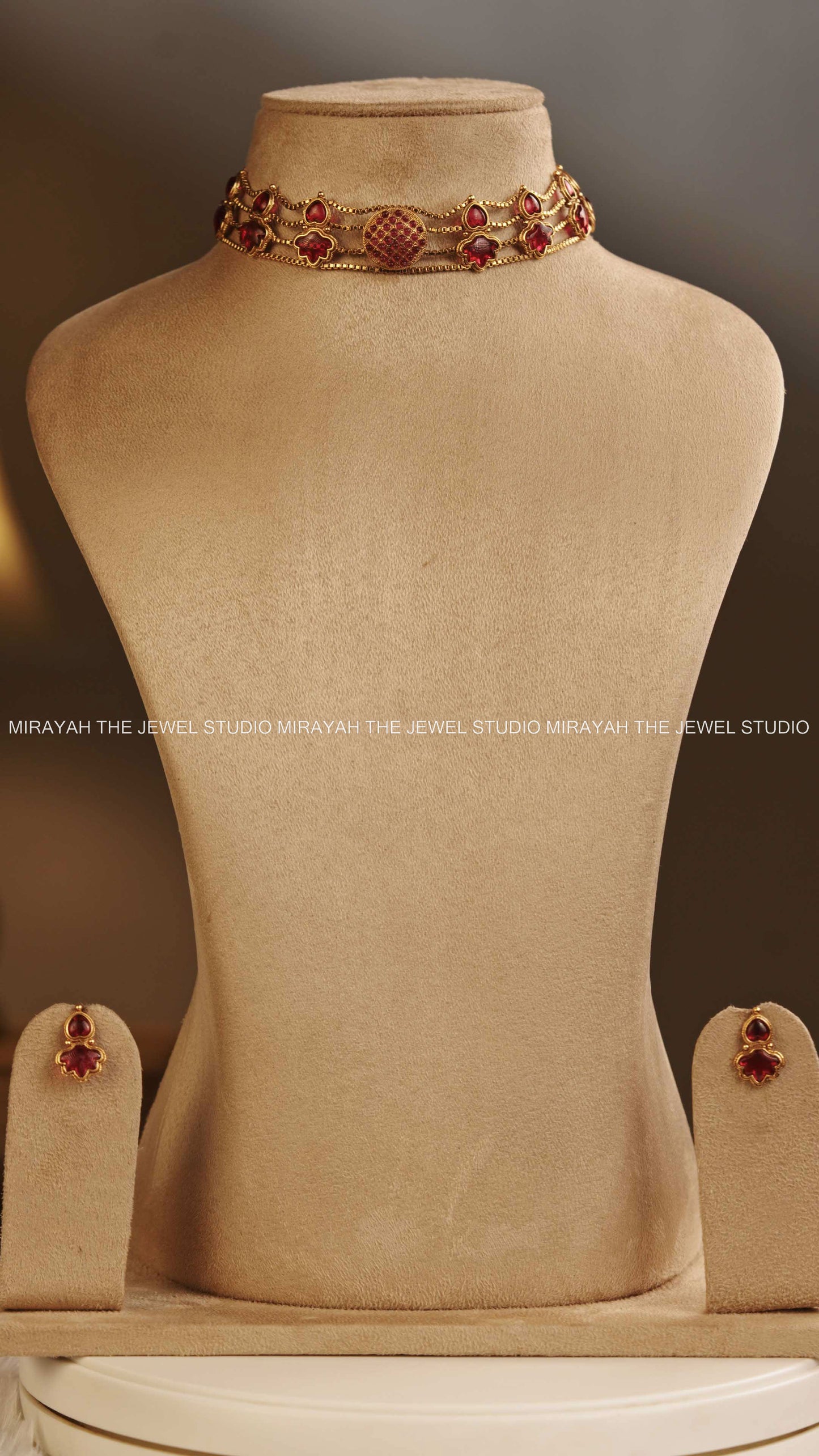 BUDGETED PALAKKA CHOKER - RED