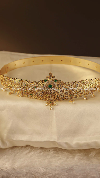 PREMIUM FLORAL BRIDAL HIPBELT