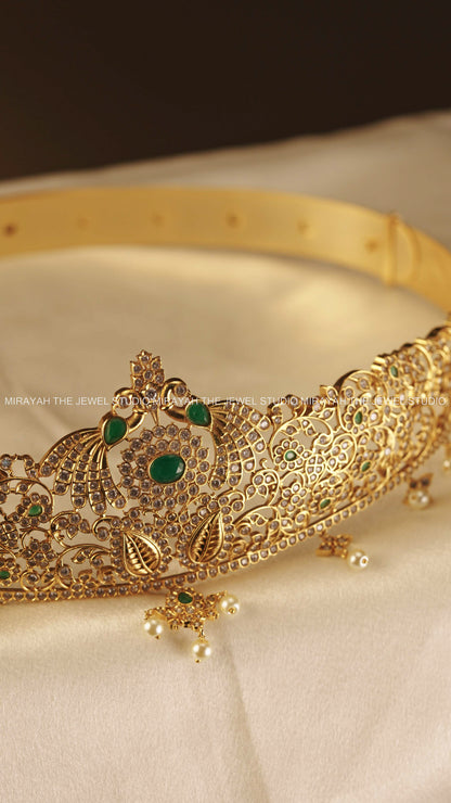 PREMIUM FLORAL BRIDAL HIPBELT