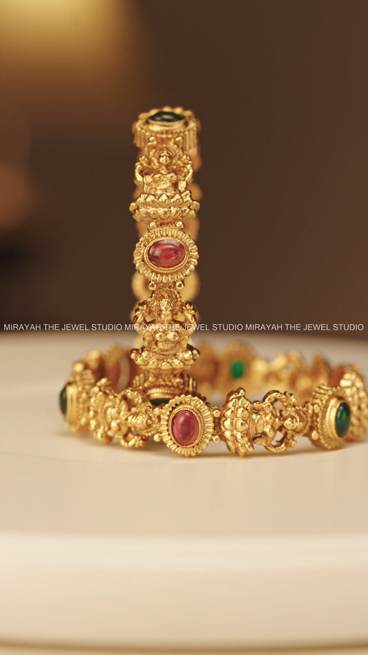 LAKSHMI SEQUENCE BANGLE (2PC)