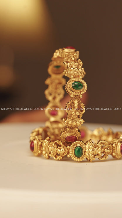 LAKSHMI SEQUENCE BANGLE (2PC)
