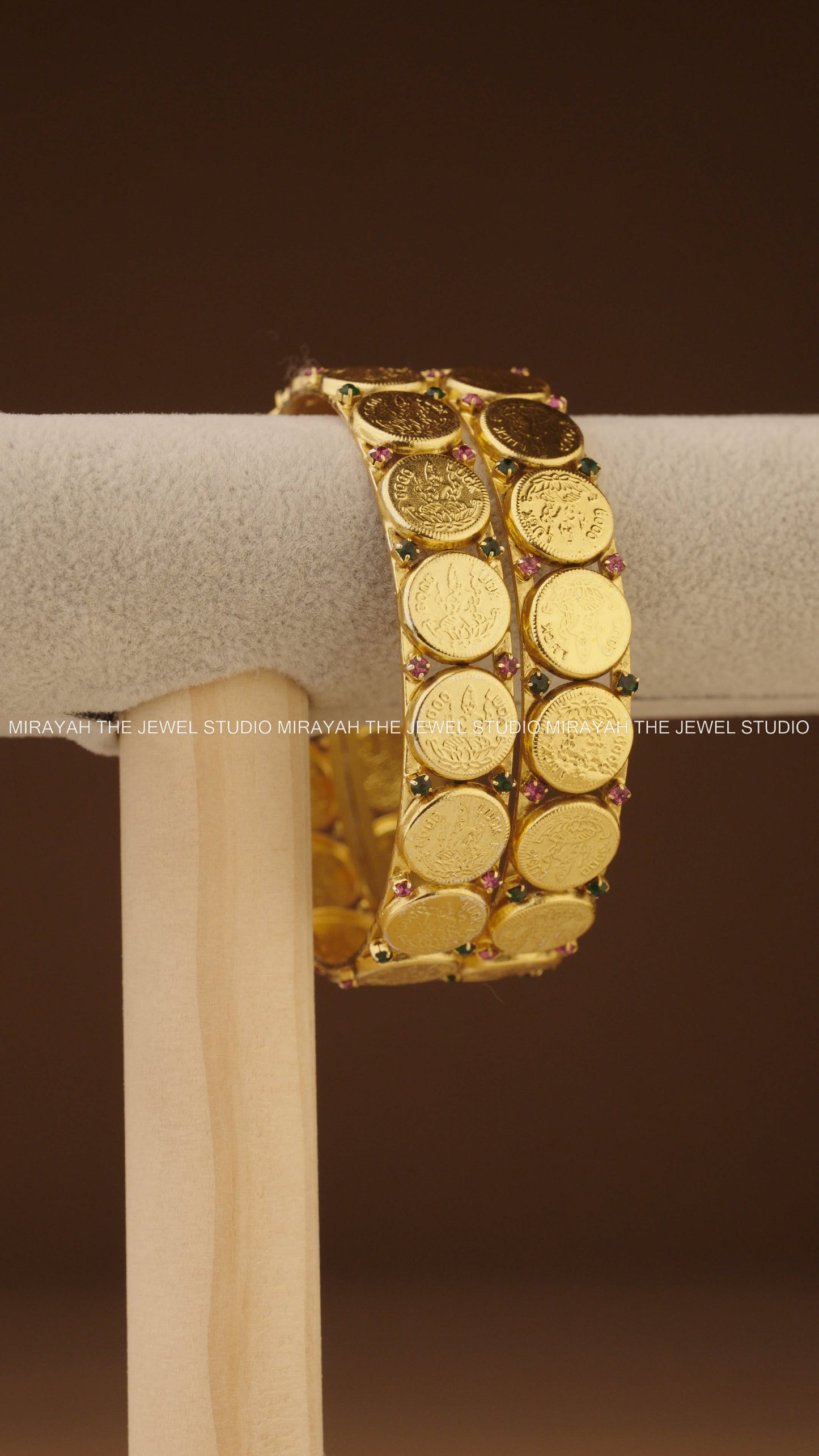 BHAGYAMUDRA GOLD BANGLE (2PC)