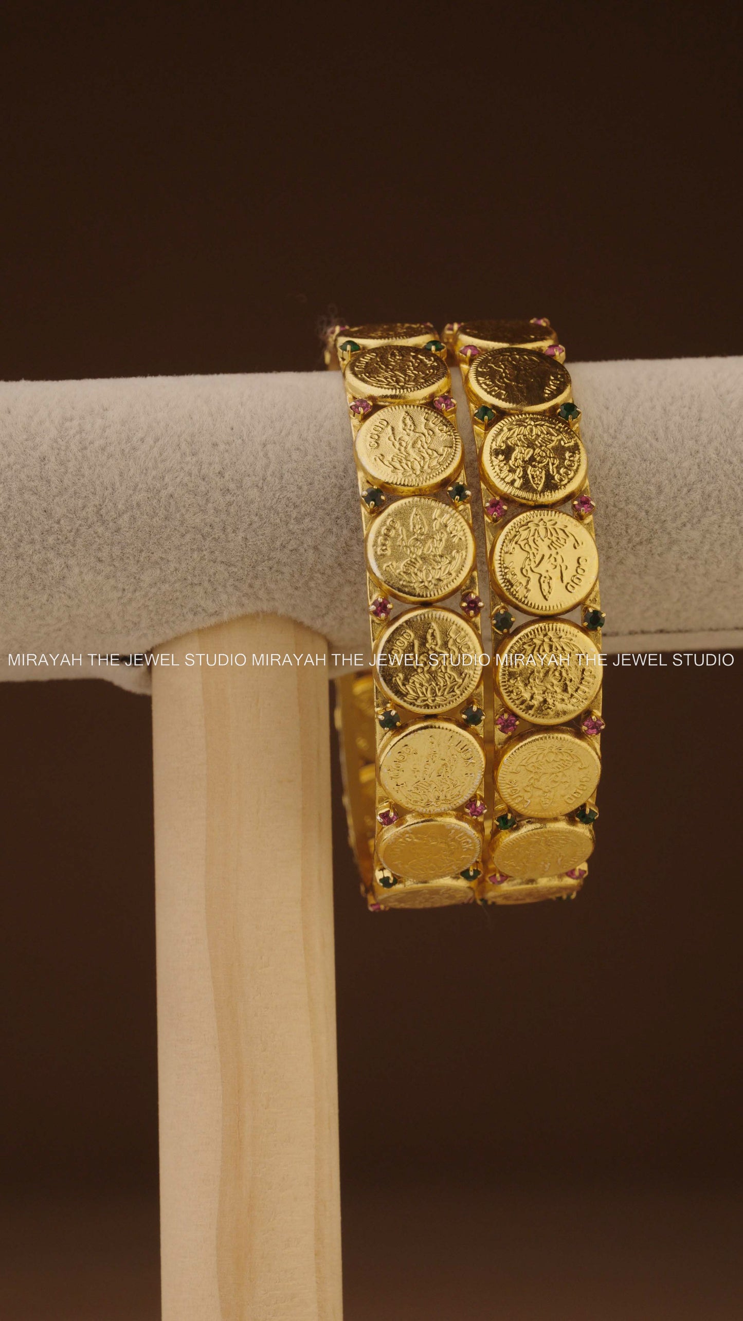 BHAGYAMUDRA GOLD BANGLE (2PC)