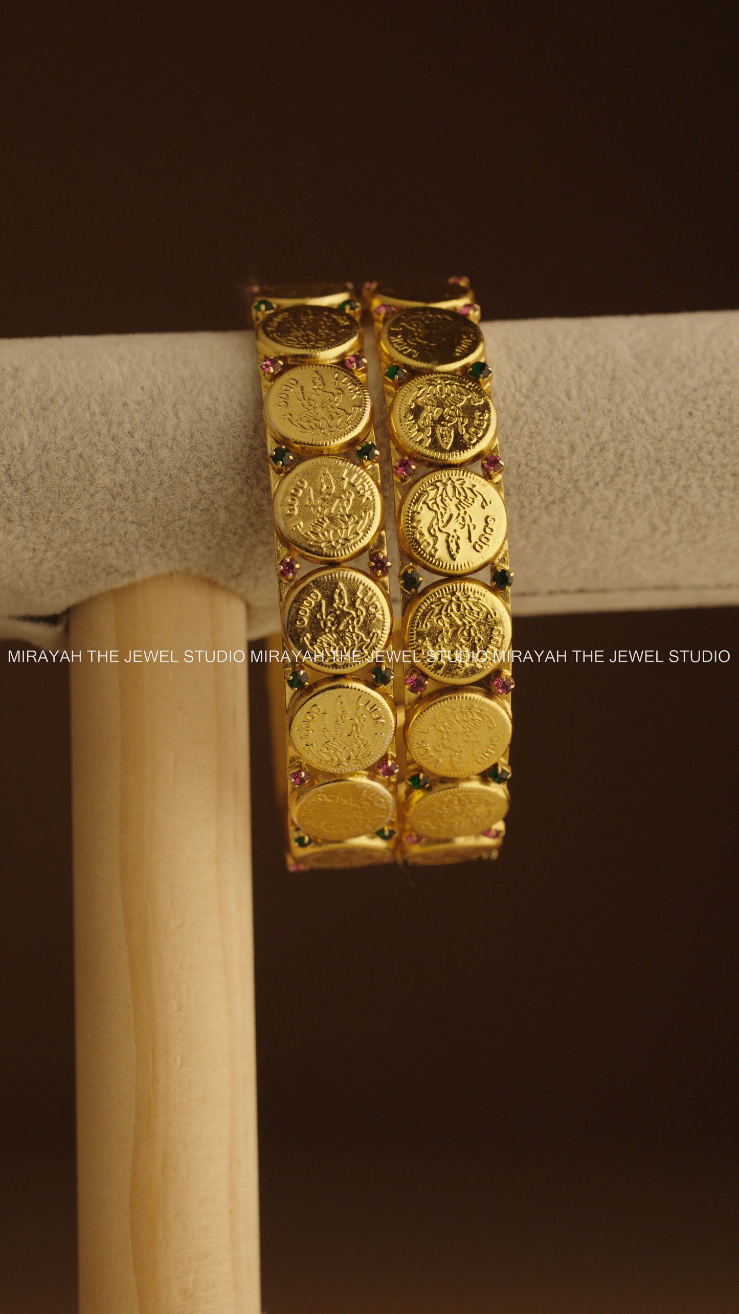 BHAGYAMUDRA GOLD BANGLE (2PC)