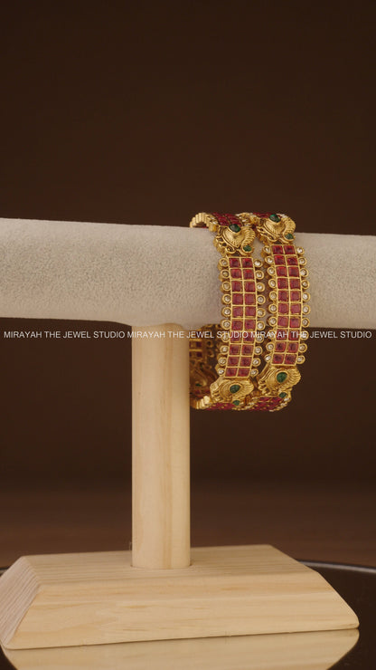 MAYIL CHANDRIKA BANGLES (2PC)