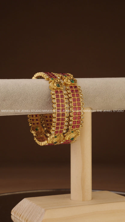 MAYIL CHANDRIKA BANGLES (2PC)