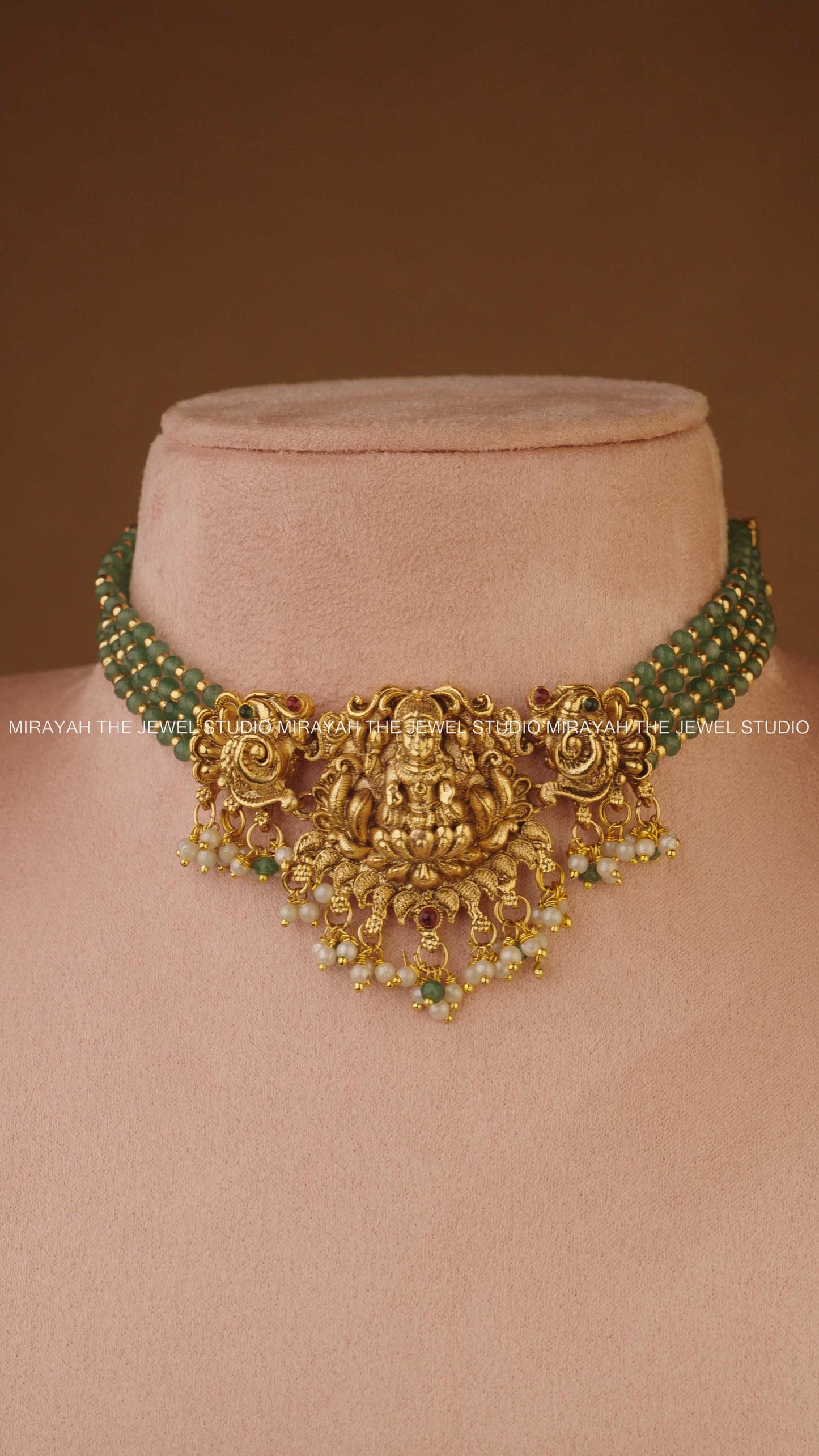 VISHRUTHI LAKSHMI CHOKER - MINT GREEN