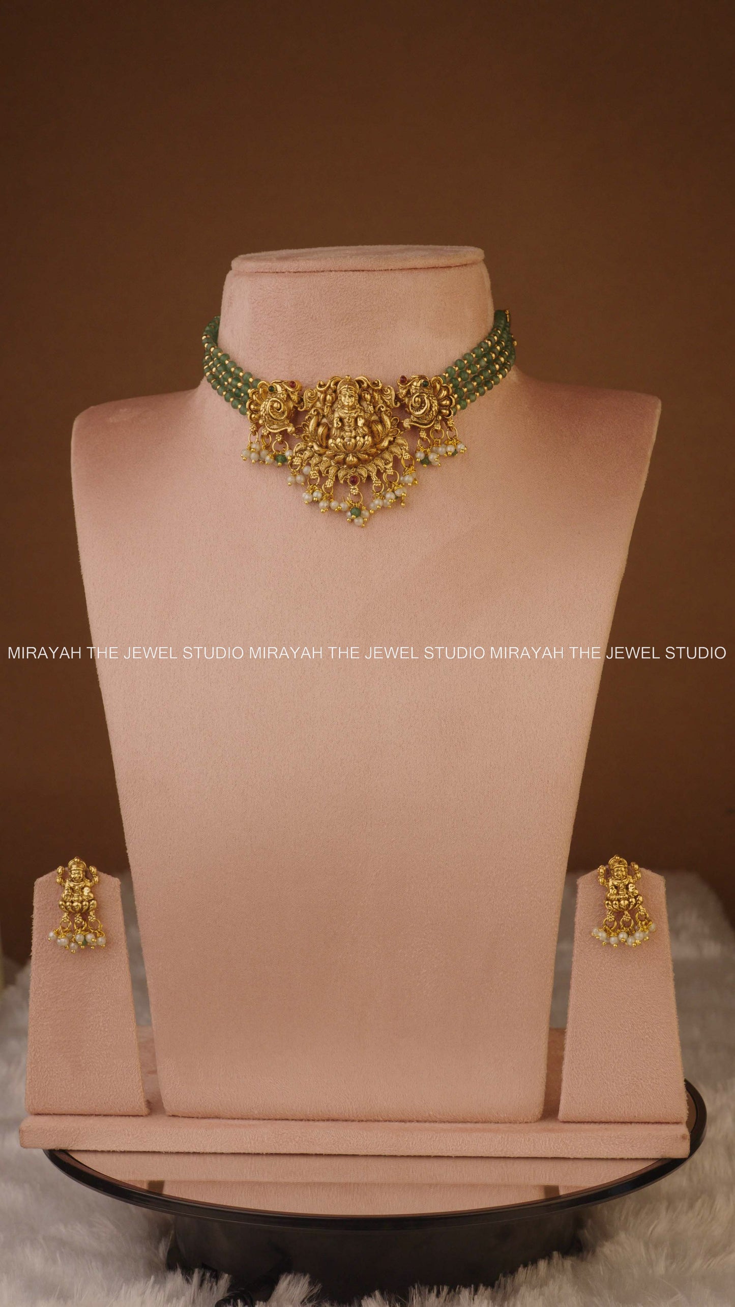 VISHRUTHI LAKSHMI CHOKER - MINT GREEN