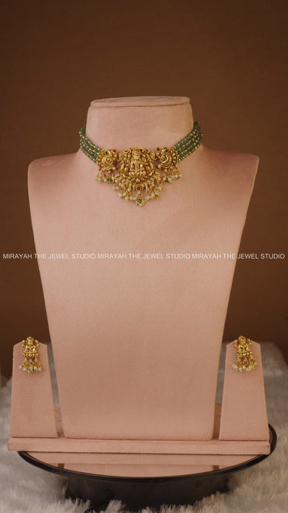 VISHRUTHI LAKSHMI CHOKER - MINT GREEN