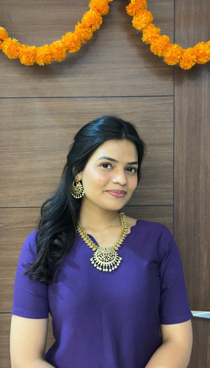 RATNA CHANDRIKA NECKLACE /MID HARAM