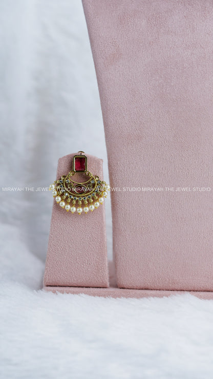 BOX SEQUENCE ATTIGAI NECLACE - RED