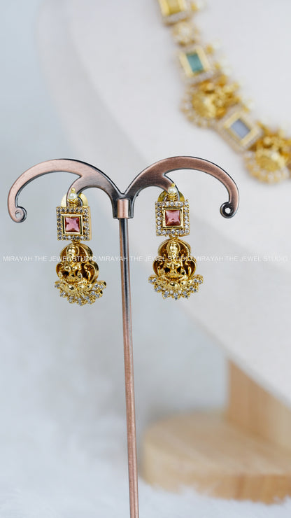 PREMIUM AD SQUARE CUT NECKLACE - MULTI