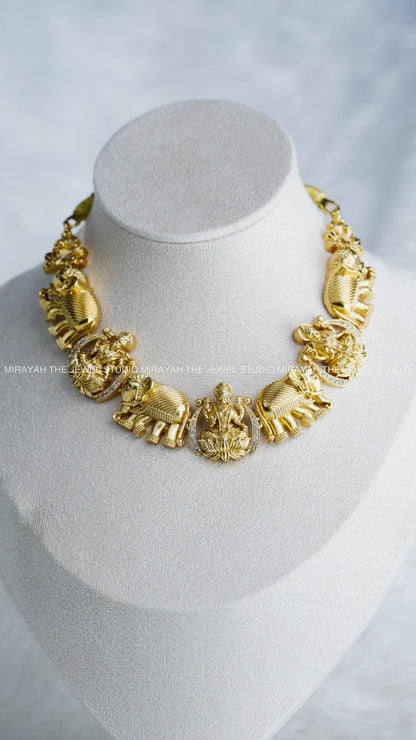 PREMIUM GAJA LAKSHMI NECKLACE