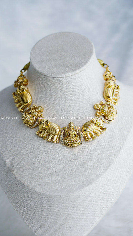 PREMIUM GAJA LAKSHMI NECKLACE
