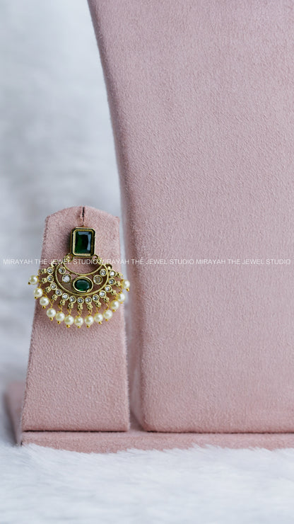 BOX SEQUENCE ATTIGAI NECLACE - GREEN