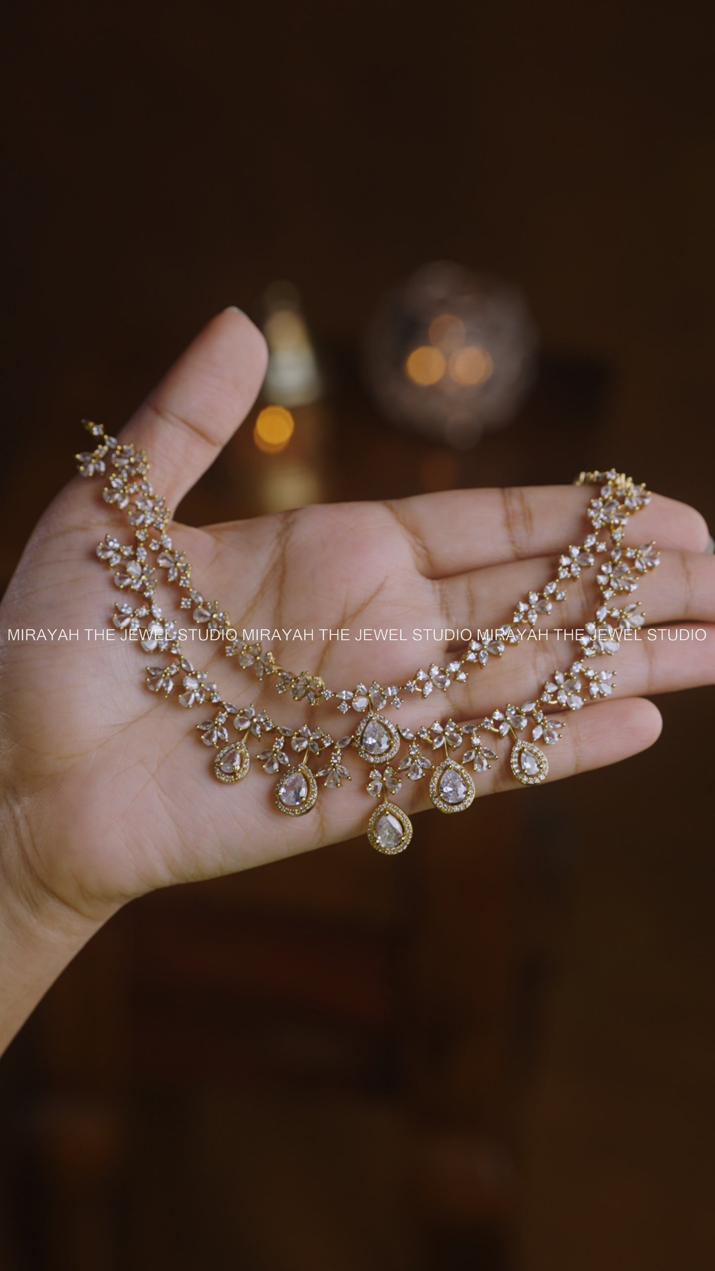 2 LAYER AD DROPLET NECKLACE