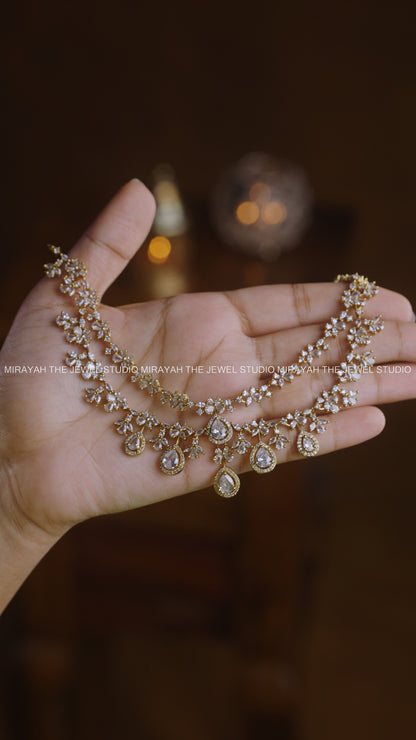 2 LAYER AD DROPLET NECKLACE