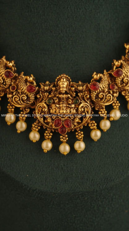 MAYIL MANJARI NECKLACE