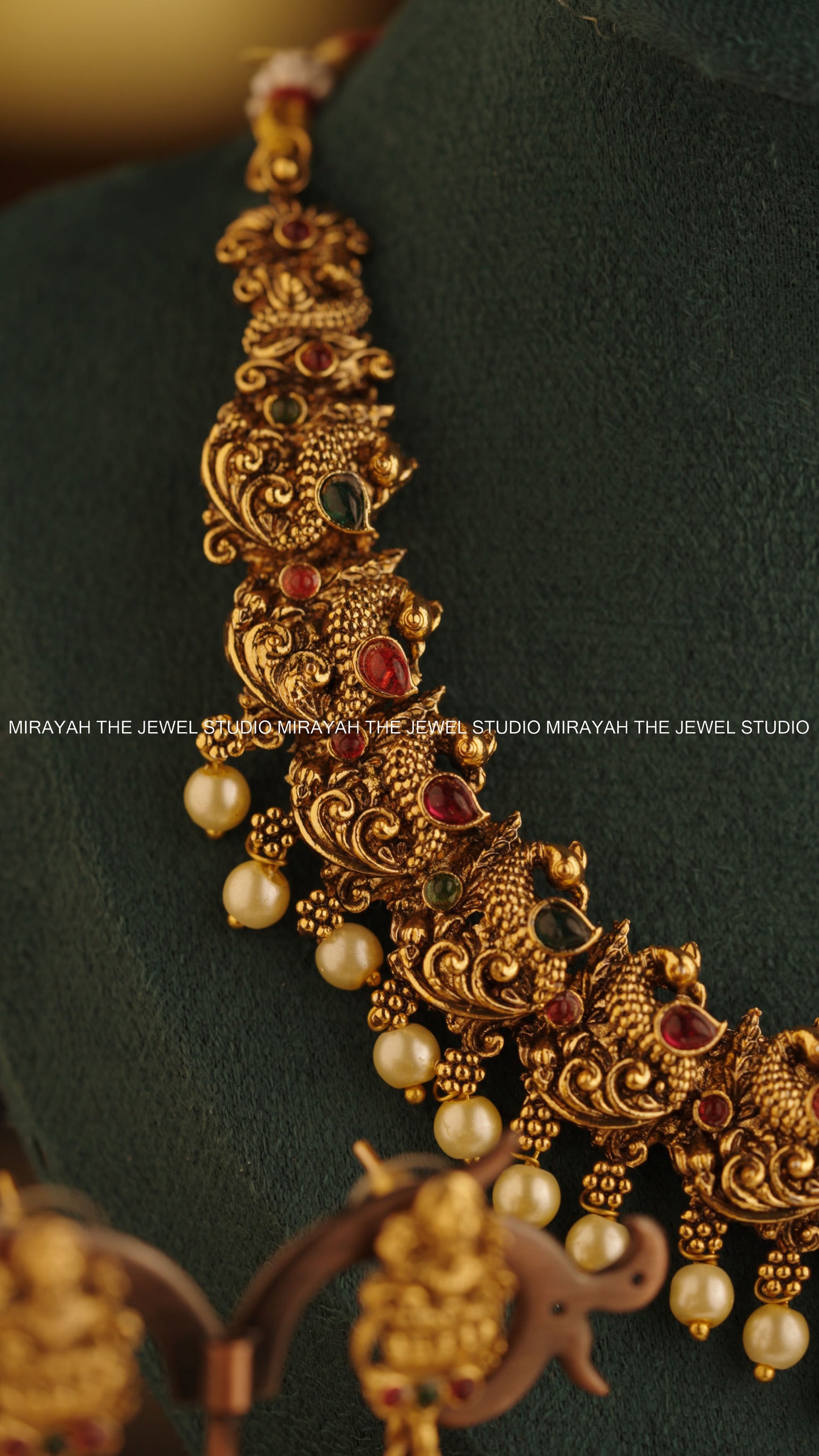 MAYIL MANJARI NECKLACE