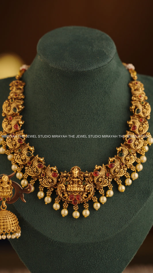 MAYIL MANJARI NECKLACE