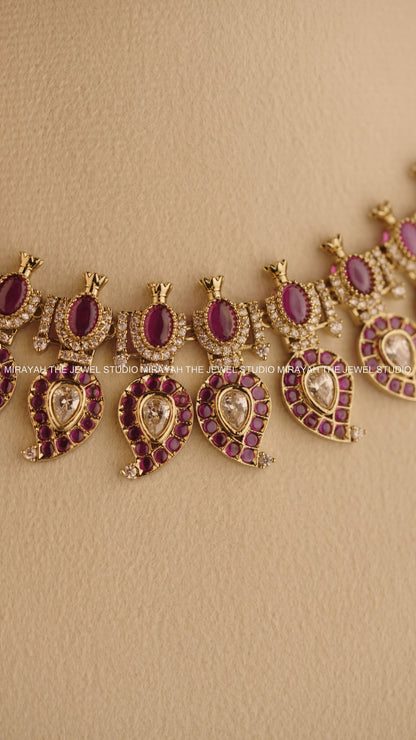 MANGO REGALIA NECKLACE - PURPLE