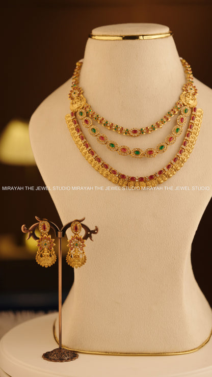TRIVENI RATNA NECKLACE