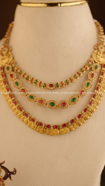 TRIVENI RATNA NECKLACE
