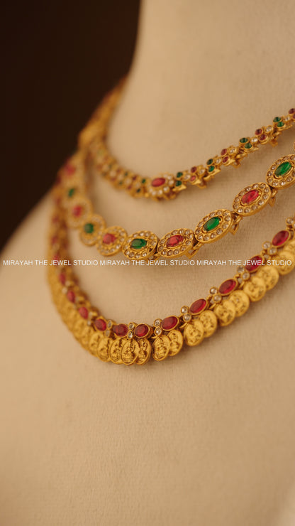 TRIVENI RATNA NECKLACE