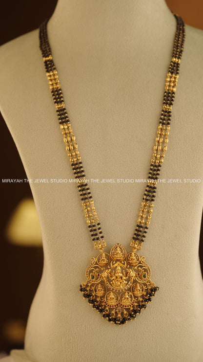 MANGALAMBIKA BLACK BEAD HARAM