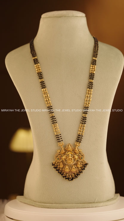 MANGALAMBIKA BLACK BEAD HARAM