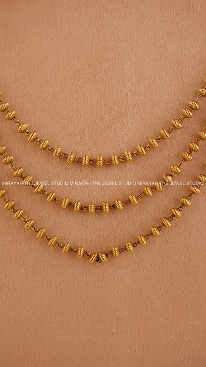 MAYURA RAJITA LAYERED HARAM