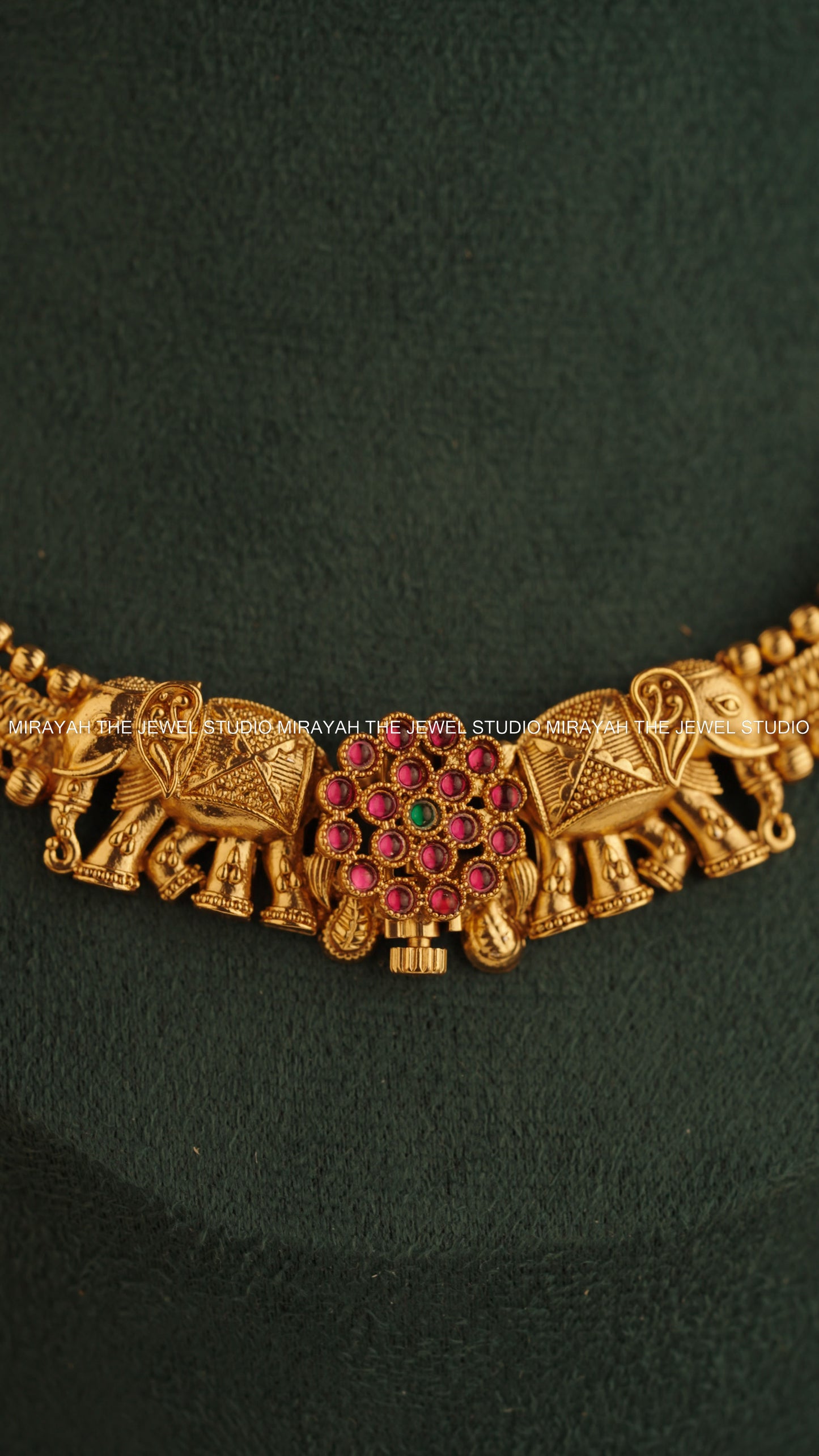 GAJA PUSHPA NECKLACE (SCREW TYPE)